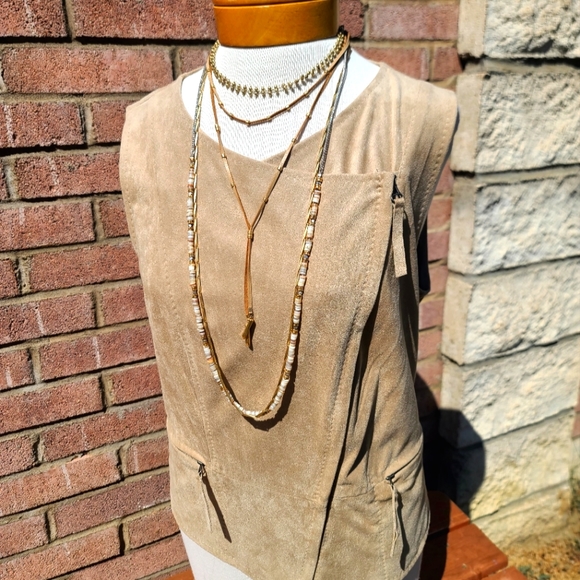 M.S.S.P micro suede moto vest - Picture 3 of 7